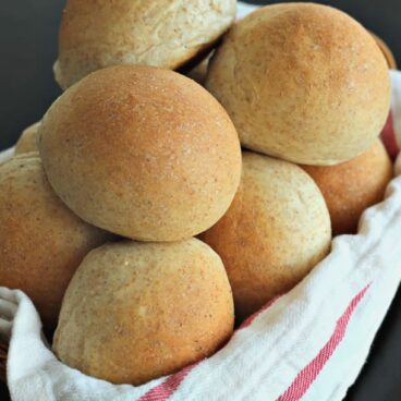 Butter Bread Machine Rolls: Soft, buttery rolls that are perfect every time! Use whole wheat or all-purpose flour, a bread machine or a stand mixer! www.thereciperebel.com